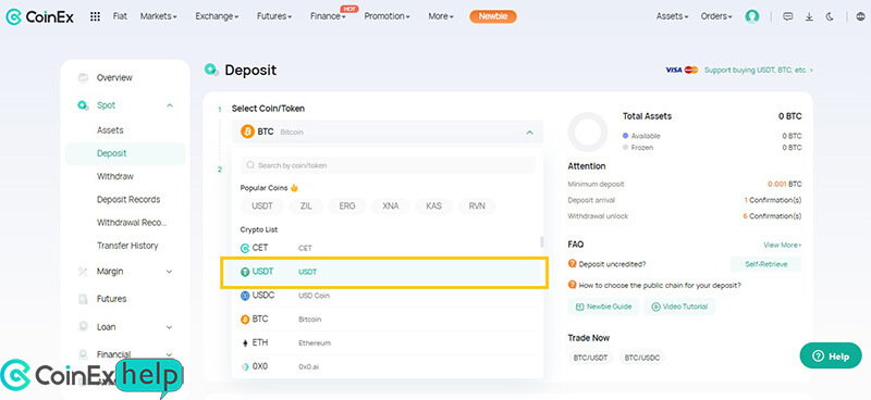 انتخاب نوع ارز واریزی
