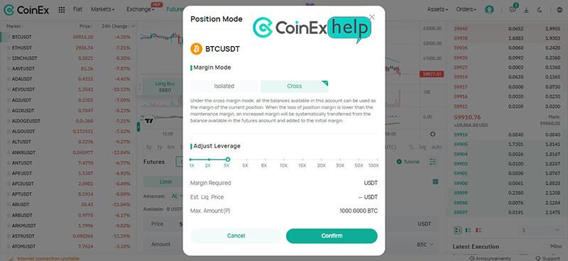 تنظیمات مربوط به مارجین معامله