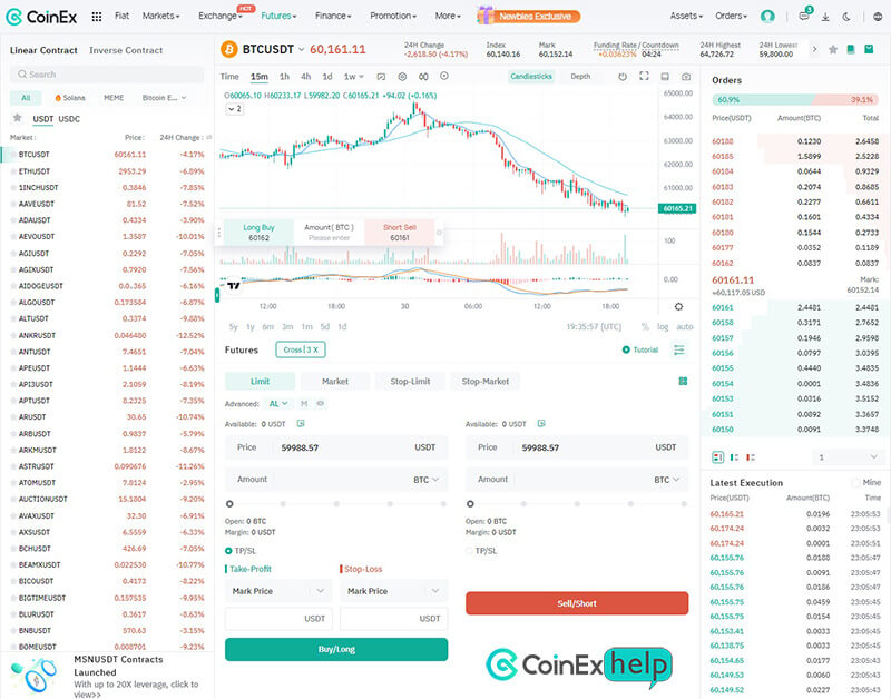 قابلیت تنظیم حد سود و حد ضرر (TP/SL)