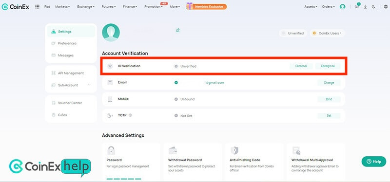 احراز هویت کوینکس