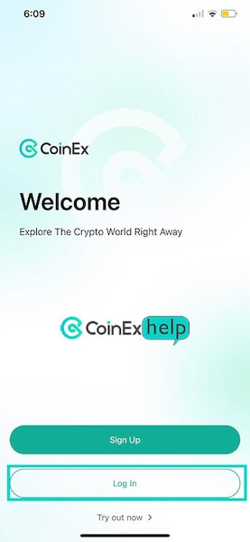 لاگین به اپ کوینکس