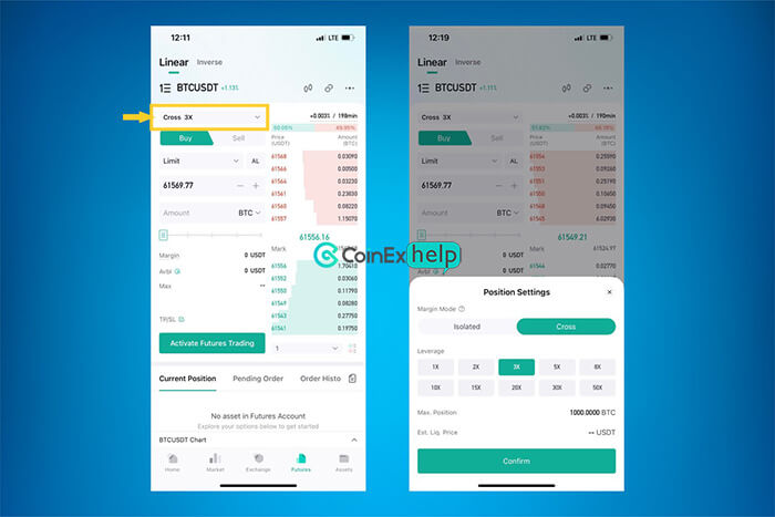 انتخاب انواع مارجینها