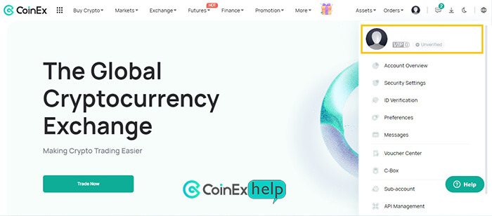 صفحه فرود صرافی کوینکس