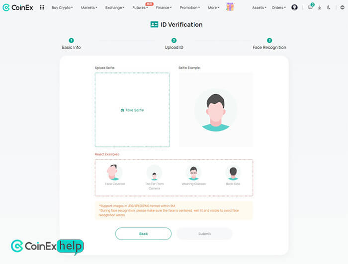 انداختن سلفی و تشخیص چهره برای احراز