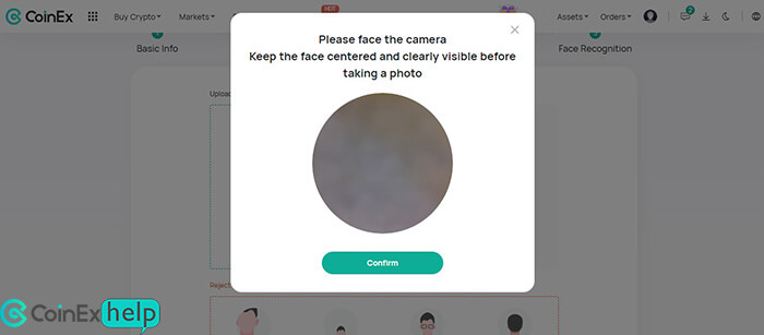 Take Selfie برای احراز هویت
