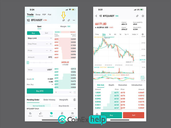 انتخاب آیکون کندل استیک
