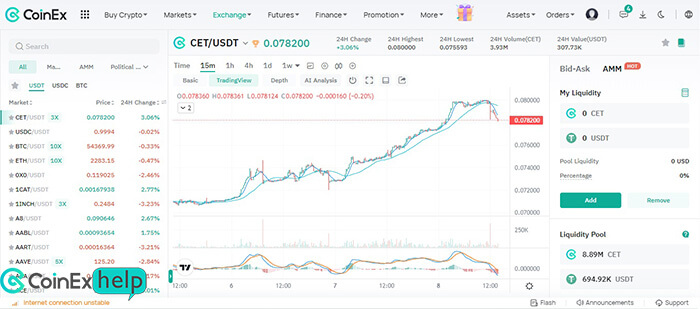 ست به تتر در کوینکس