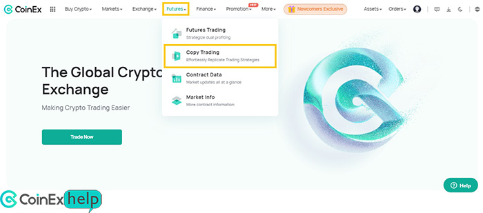 گزینه Copy Trading