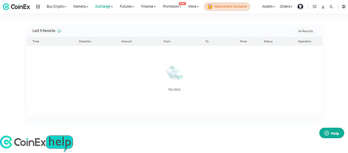 ردیابی رکورد سوآپ‌ها در کوینکس