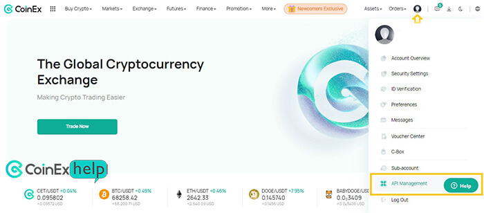 انتخاب گزینه API Management