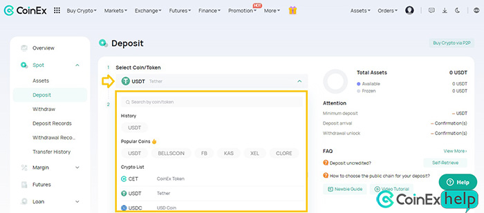 انتخاب ارز تتر