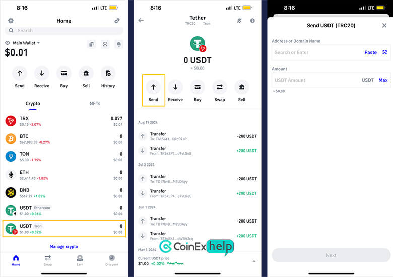 فرایند انتقال ارز