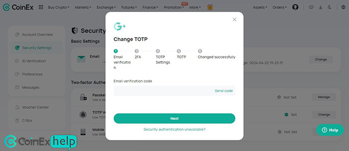 فرایند بازیابی کد گوگل آتنتیکیتور