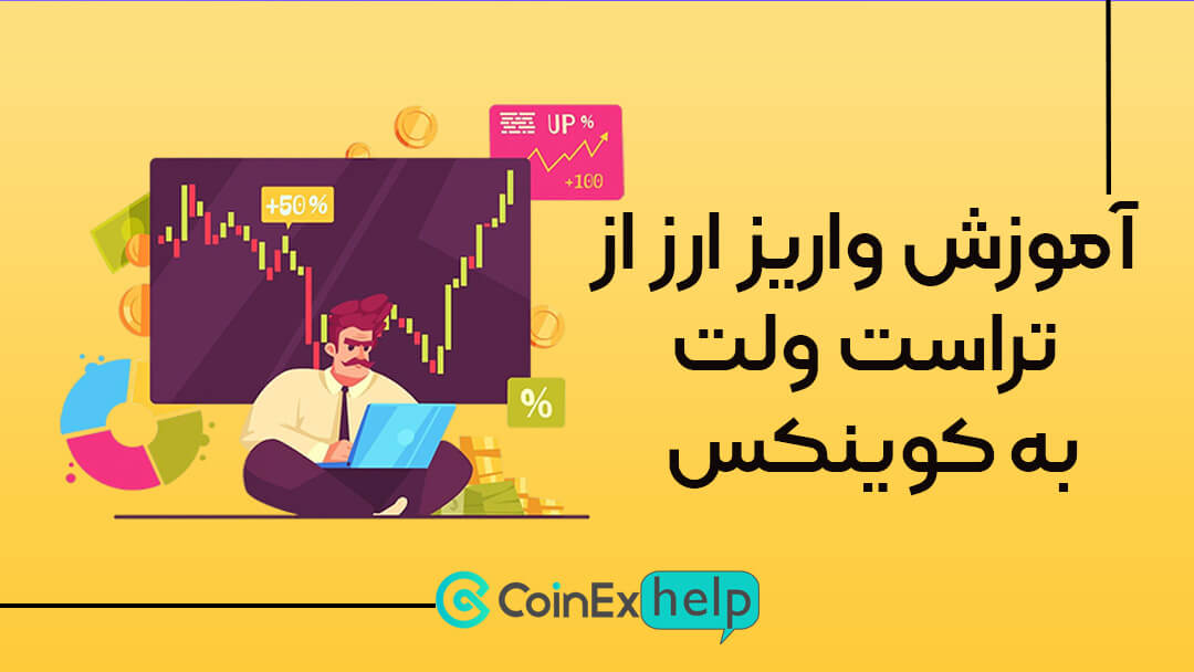 آموزش انتقال ارز از تراست ولت به کوینکس