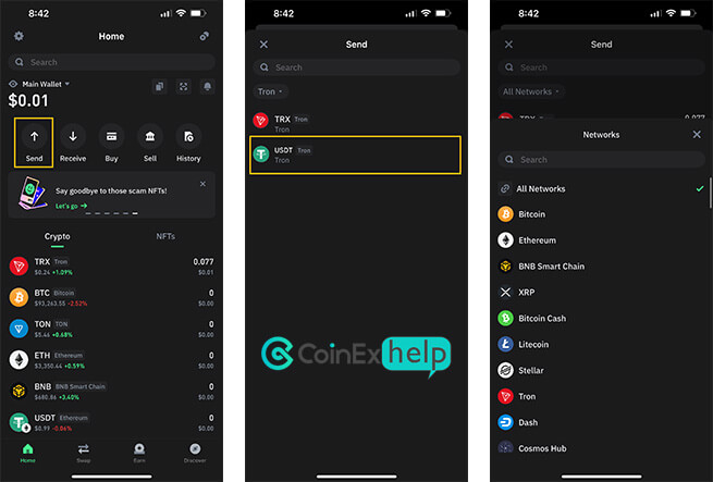 برداشت در تراست ولت