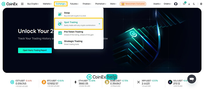 انتخاب اسپات تریدینگ