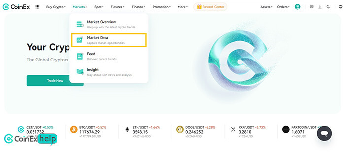 ورود به Market Data