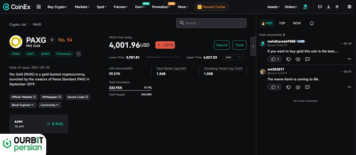 ارزهای مبتنی بر طلا