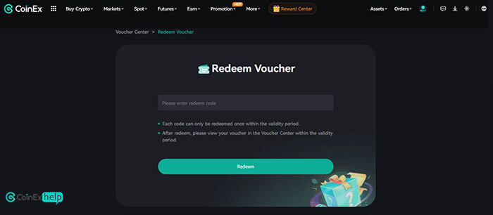 پنل Redeem Voucher